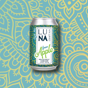 LUNA Green Apple Non-Alcoholic Cider