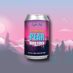 Coyote Hole Strawberry Pear Cider