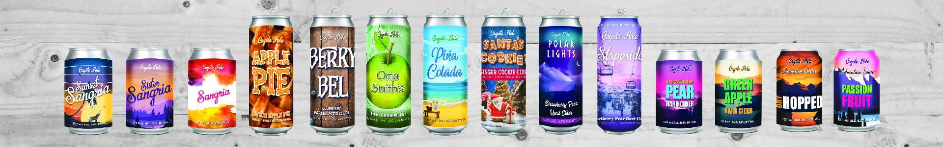 Coyote Hole Cider Cans